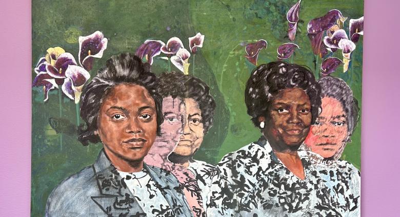 Jasmine Nikole, My Soul is Anchored, 2025. For Mr. Douglas McClure. "Everything he did, he did it smooth."