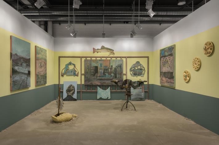  Arturo Kameya, Every step is a payment in full, 2025. Dimensions and materials variable. Art Basel Statements. Courtesy the artist and GRIMM, Amsterdam, London, and New York.