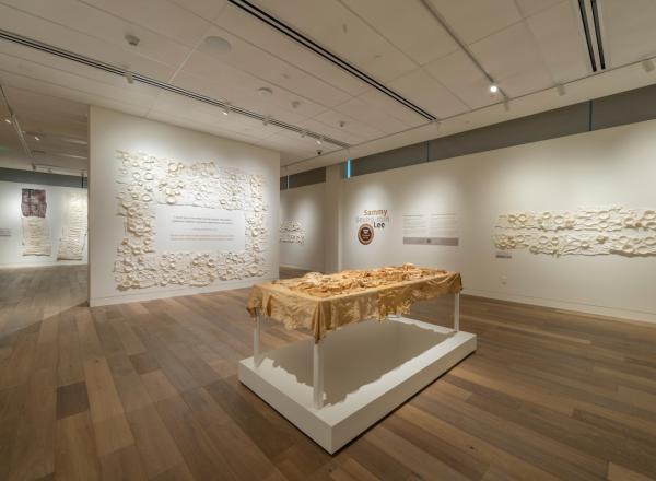 Installation view of Sammy Seung-min Lee: Taking Root, 2022. Courtesy of Denver Botanic Gardens.