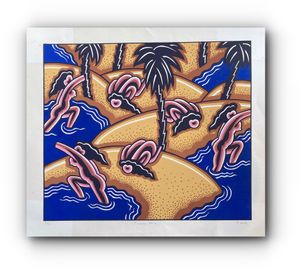 Tortola Stomp (Signed, Numbered 2/20, Robert Gordy Print)