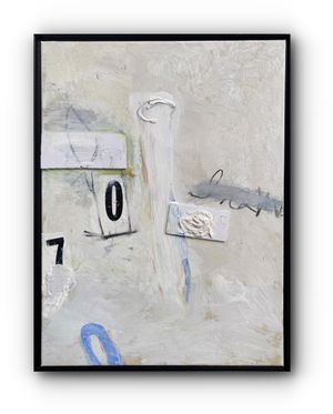 Jetsam (Framed Abstract Contemporary Painting)