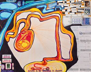 Biogram to the Pharmacy in Anaheim (Abstract, Bold, Figurative, Collage)