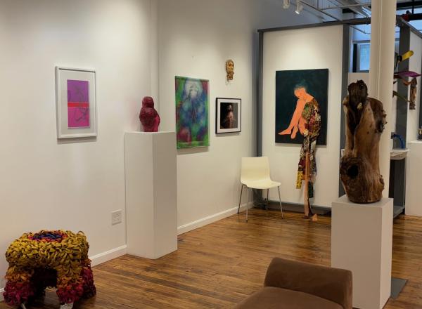 Art League RI's last exhibition, CONNECT, curated by Nick Paciorek. 