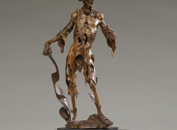 Attributed to Hans Leinberger, Figure of Death, Memento Mori, c. 1520. 