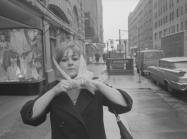 John Reeves, Joyce Wieland in New York, May 1964. © Estate of John Reeves