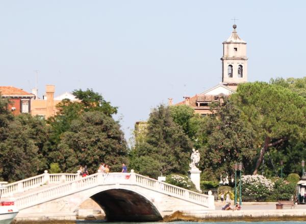 The expo park used during the Venice Biennale, international film and culture festivals, 2015. License