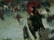 Franz von Stuck, The Wild Chase, 1889, oil on canvas, Städtische Galerie im Lenbachhaus, Munich 