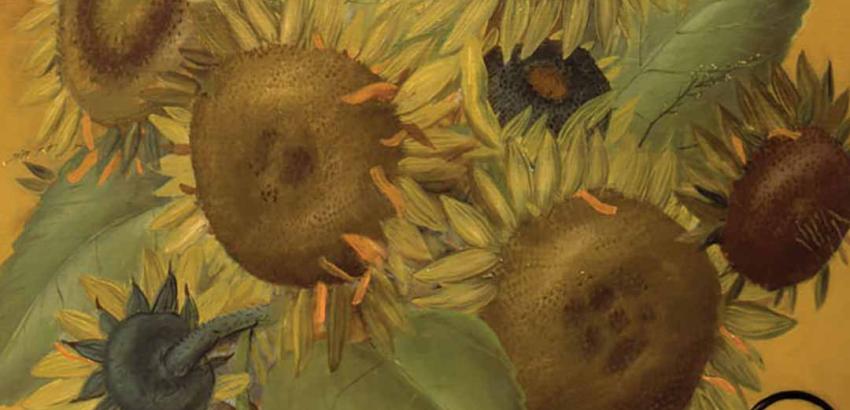 Fernando Botero’s “Girasoles After van Gogh” (1970).