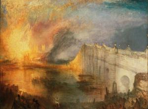 The Burning of the Houses of Lords and Commons, c. 1835, oil on canvas, Philadelphia Museum of Art