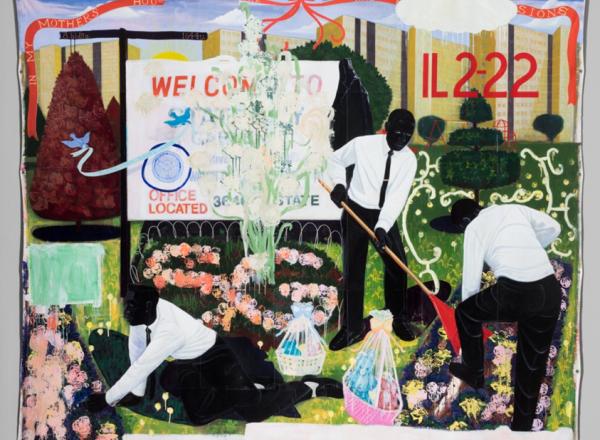 Kerry James Marshall, Many Mansions, 1994