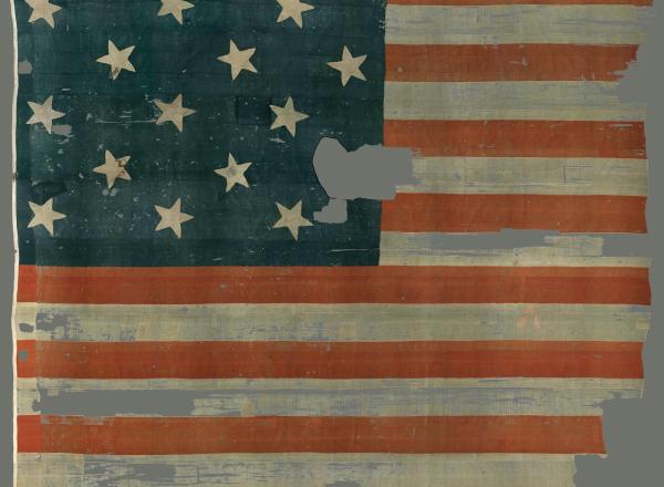 Mary Pickersgill, Star-Spangled Banner, early 19th century. National Museum of American History, Washington D.C.