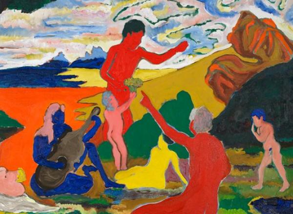 Homage to Nina Simone, 1965, Bob Thompson