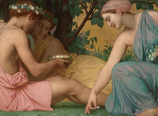 William-Adolphe Bouguereau Le Printemps, oil on canvas Estimate $250,000-350,000, Courtesy Christie’s