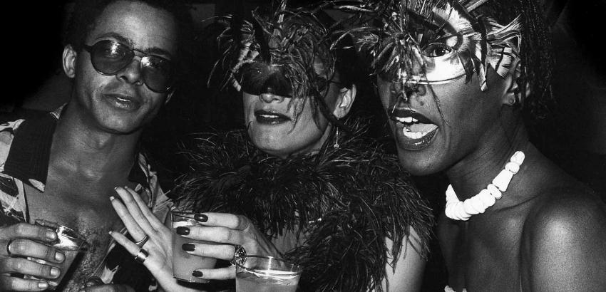 Bethann Hardison, Daniela Morera, and Stephen Burrows at Studio 54, 1978. 