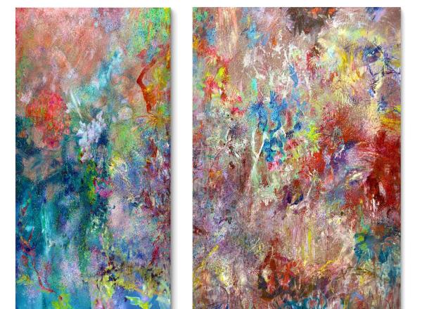 Wenhui Hao, Salt and the Silver Twilight, 2025, Oil on Linen, 59 x 69 in