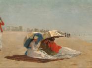 East Hampton Beach, Long Island (1874) by Winslow Homer