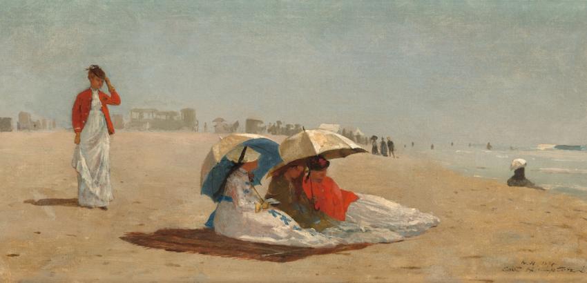East Hampton Beach, Long Island (1874) by Winslow Homer