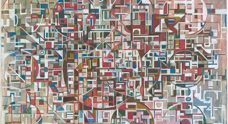 Maurice Golubov  (1905-1987), Untitled,gouache on paper, 1978, 8 1/2 x 11 1/4 inches